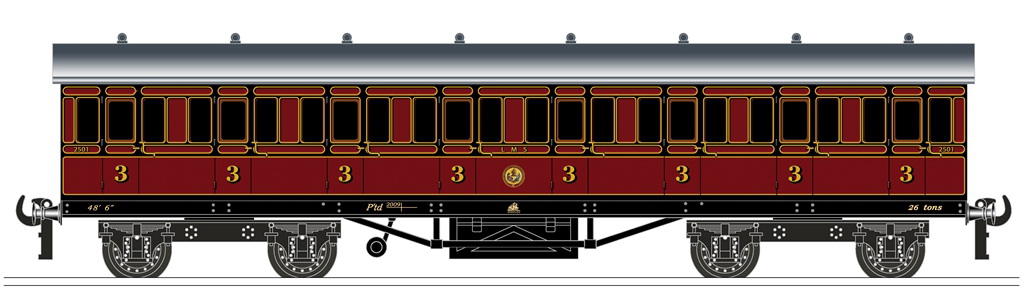 LMS - 3rd Class 2501